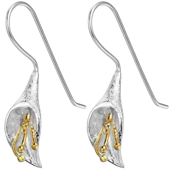 REETI 925 sterling silver morning glory  Earrings For Women Elegant Lady Prevent Allergy Silver 925 Earings Fashion Jewelry