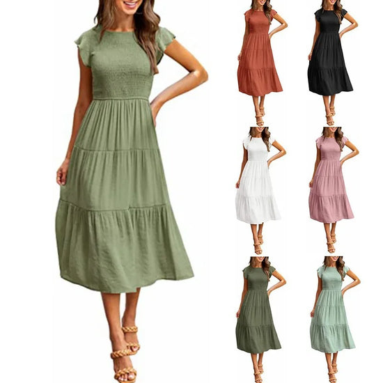 Summer New Spot Dress Women&