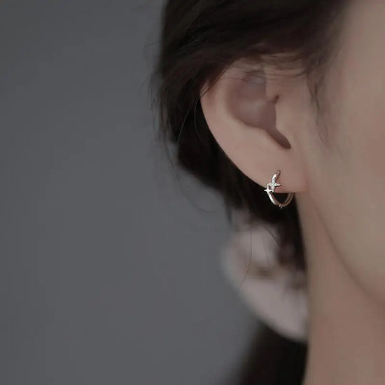 REETI 925 Sterling Silver Earrings Star Earrings For Women Gift Earings Fashion Jewelry Korean Earrings