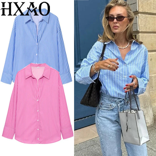 HXAO Striped Women&