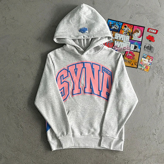 Fashion Sy-world Pullover Tops Tracksuit Clothing y2k Hip-hop Style Street Men&