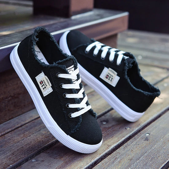 Sneaker Women Shoes Fashion Lace Up Women&