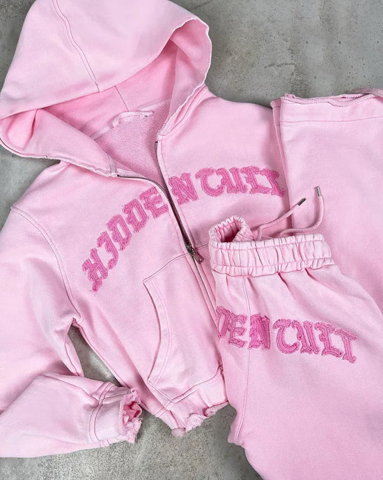 Y2K Black Trendy Streetwear Letter Zip Up Hoodie Gothic Punk Rock Women Sweatsuit Hoodies Slim Embroidery Wintertime Streetwear