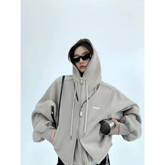 autumn coats for men women ins high street tide brand Hong Kong style Japanese original style Korean version trendy loose jacket